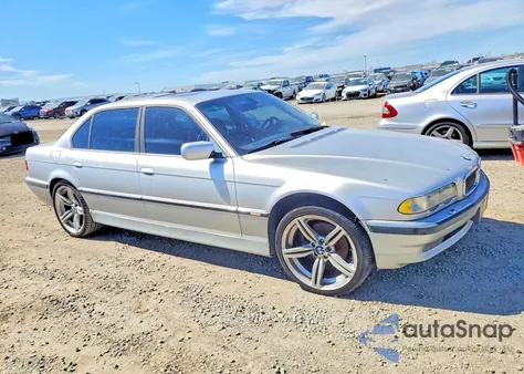 2001 BMW 740 Il из США, поврежденный, VIN WBAGH83481DP24465